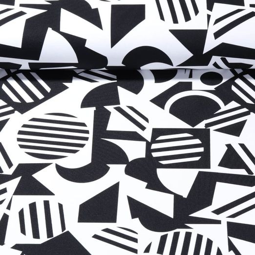 Romanit Jersey - Travel Black-White Geo