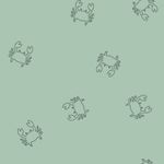 Stretchfrottee – Krabben Mint Stretchfrottee – Krabben Mint