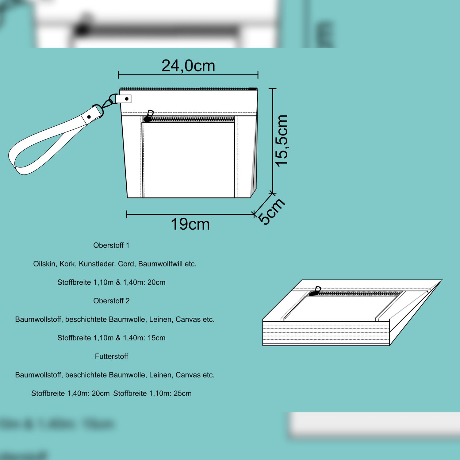 Tasche - Saus und Braus - Schnittmuster eBook-1 Tasche - Saus und Braus - Schnittmuster eBook-1