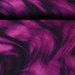 Twill de viscose - Nuages abstraits Violet