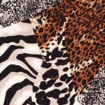 Romanit-jersey - Safari eläinmiksattu musta ja ruskea Romanit-jersey - Safari eläinmiksattu musta ja ruskea