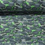 Sweat d'hiver gratté - Comic Boom OMG Vert