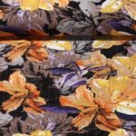 Viscose Crêpe Lurex - Lys Noir