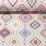 Gobelin - Losanges kilim indien Ecru