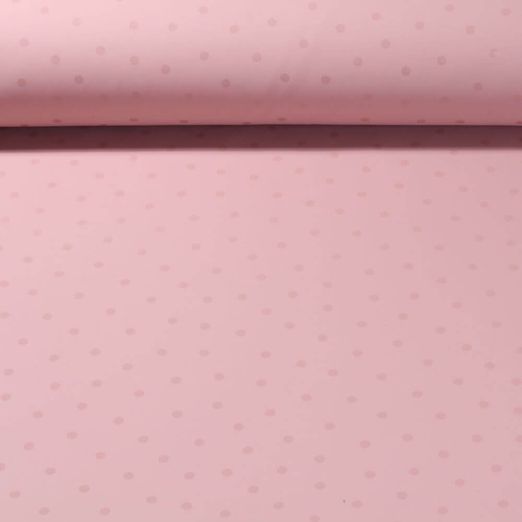 Tissu vêtement de pluie - Pois Rose