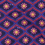 Beschichtete Baumwolle - Blümchen Blau