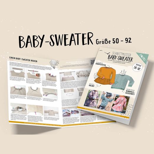 Babysweater - Papier-Schnittmuster