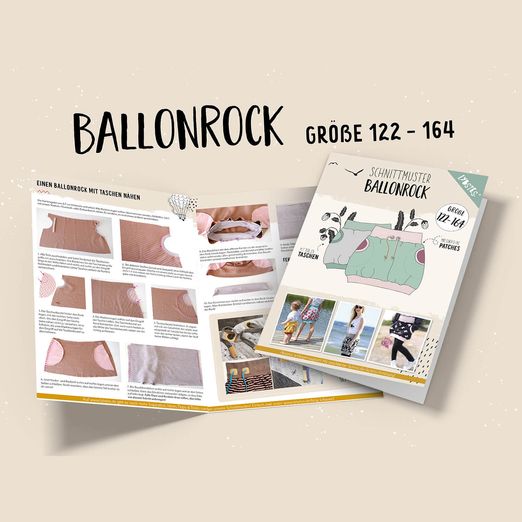 Ballonrock Kids - Papier-Schnittmuster