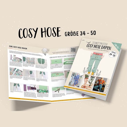 Cosy Hose Damen - Papier-Schnittmuster