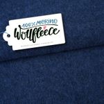Merino Bio Wollfleece - Hamburger Liebe Navy Melange 