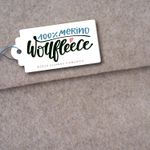 Merino fleece van biologische wol - Zandkleurig gemêleerd