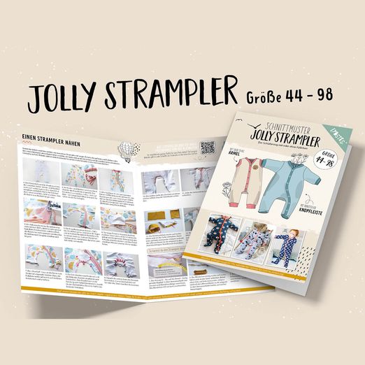 Jolly Strampler - Papier-Schnittmuster