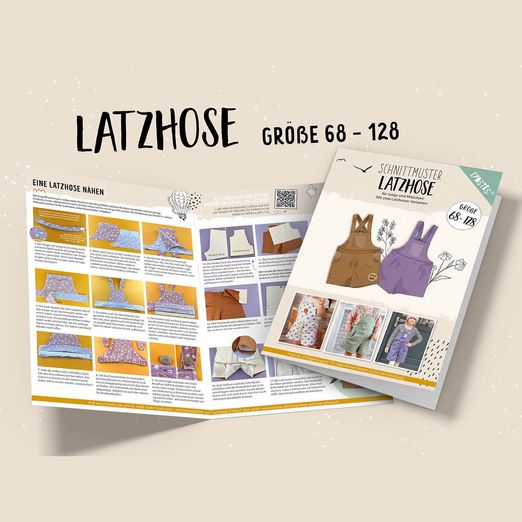 Latzhose - Papier-Schnittmuster