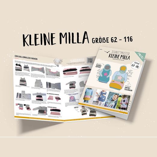 Ballonkleid - Milla - Papier-Schnittmuster
