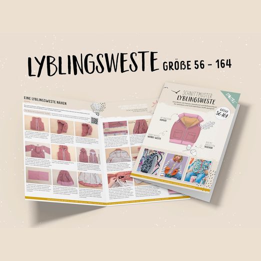 Lyblingsweste - Papier-Schnittmuster
