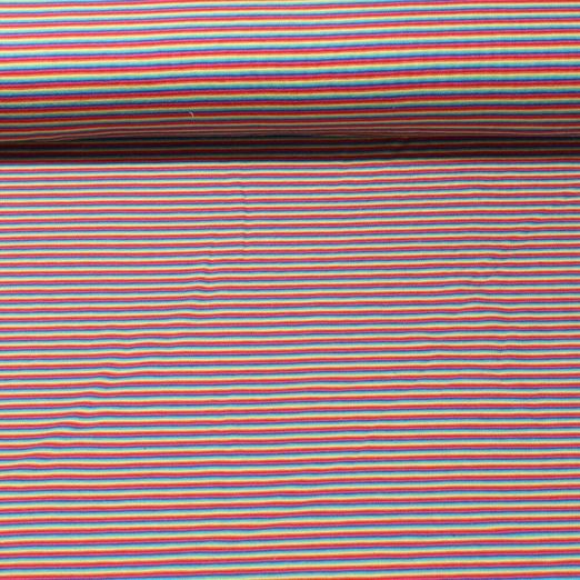 Jersey - Streifen Multicolor Garngefärbt