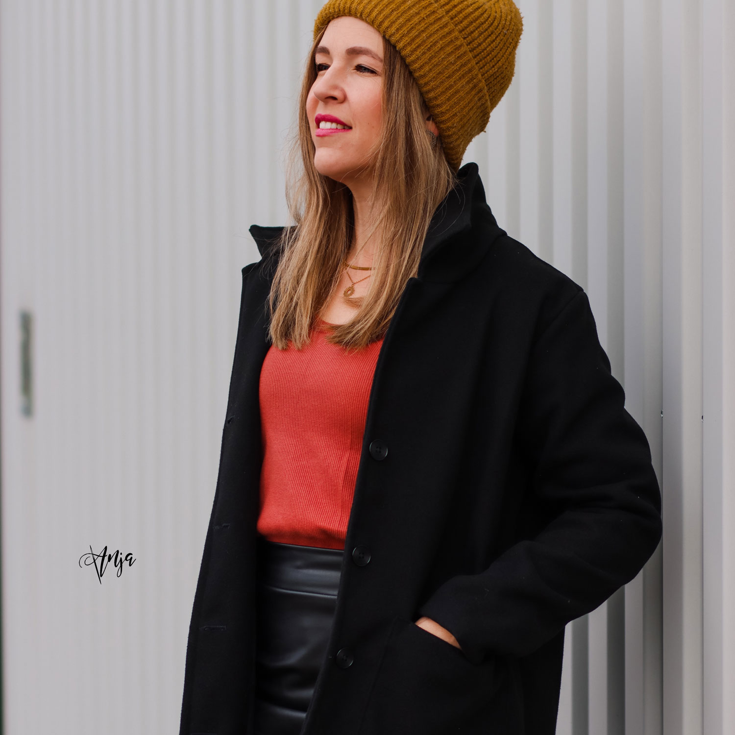 Tissu manteau laine Wool Touch - Noir-3 Tissu manteau laine Wool Touch - Noir-3