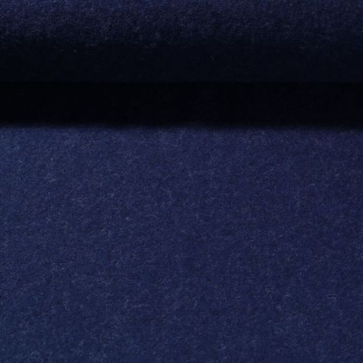 Wollfleece Virgin Wool - Dunkelblau Mulesingfrei