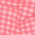 Seersucker - Large Neon Pink Check
