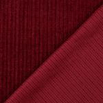 Stricksweat - Chenille Gerippt Weinrot Stricksweat - Chenille Gerippt Weinrot
