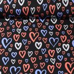 Jersey - Coeurs Paillettes Noir