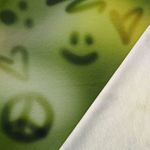 Jersey - Digitaal print Graffiti schildering Khaki Jersey - Digitaal print Graffiti schildering Khaki