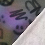 Jersey - Digitale print Graffiti schildering paars Jersey - Digitale print Graffiti schildering paars