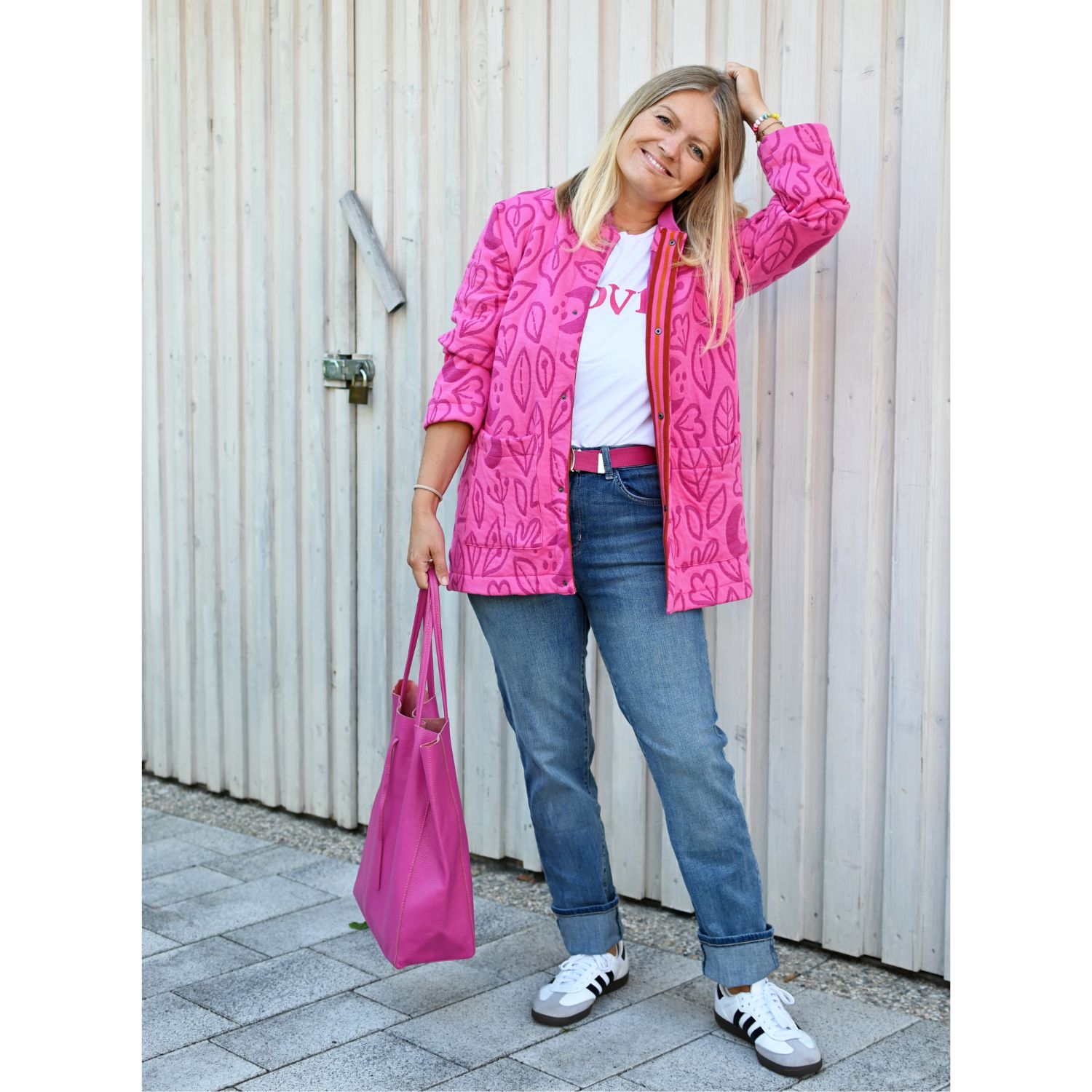 Bio Sweat - Hamburger Liebe Midnight Woodland Stepper Pink -1 Bio Sweat - Hamburger Liebe Midnight Woodland Stepper Pink -1