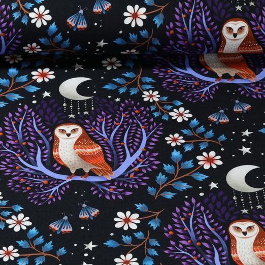 Sweat bio - Hamburger Liebe Impression digitale Midnight Wise Words Noir Violet