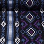 Bio Jacquard Jersey - Hamburger Liebe Midnight Sky Schwarz