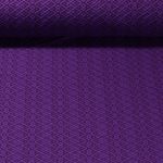 Jersey jacquard orgánico - Midnight Dream Knit Púrpura