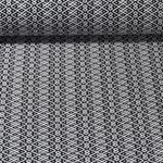 Jersey jacquard bio - Hamburger Liebe Midnight Dream Knit Noir Blanc
