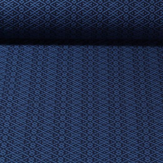 Jersey jacquard bio - Hamburger Liebe Midnight Dream Knit Jaune