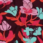 Hållbar viskos - Nerida Hansen Floral Vinröd EcoVero Hållbar viskos - Nerida Hansen Floral Vinröd EcoVero
