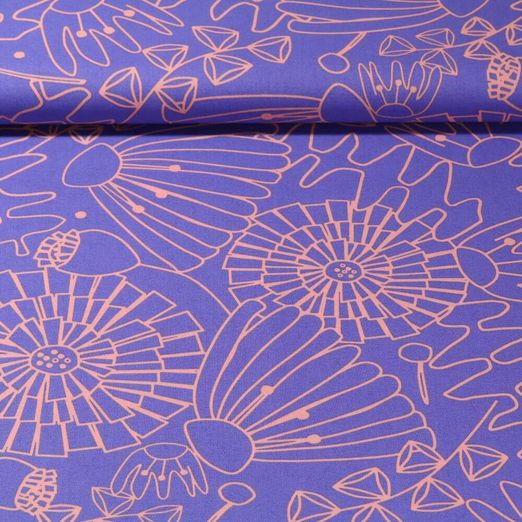 Popeline de coton - Nerida Hansen Eden Violet