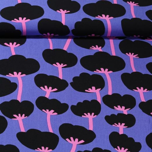 Viscose durable - Nerida Hansen Poppies Violet EcoVero