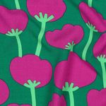 Nachhaltige Viskose - Nerida Hansen Poppies Grün EcoVero Nachhaltige Viskose - Nerida Hansen Poppies Grün EcoVero