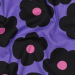 Bomulls-poplin – Nerida Hansen Stor Blomma Lila