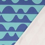 Sweat - French Terry Vagues Aqua Peigné Sweat - French Terry Vagues Aqua Peigné