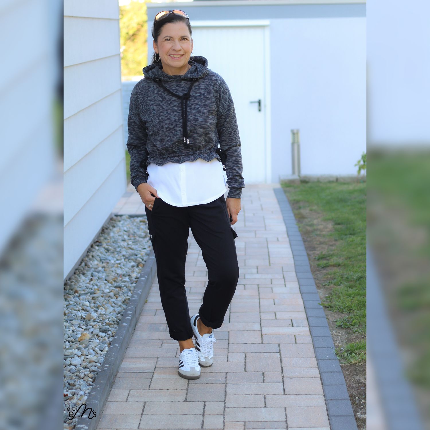 Kombi Hoodie und Blusenrock - ELLGAU und LINDBERG - Schnittmuster eBook-4 Kombi Hoodie und Blusenrock - ELLGAU und LINDBERG - Schnittmuster eBook-4