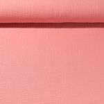 Mousseline de coton Pina - Corail