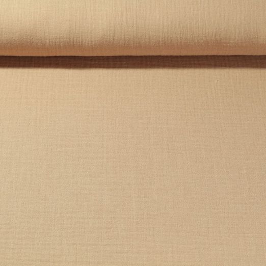 Baumwoll Musselin Pina - Gelbes Beige