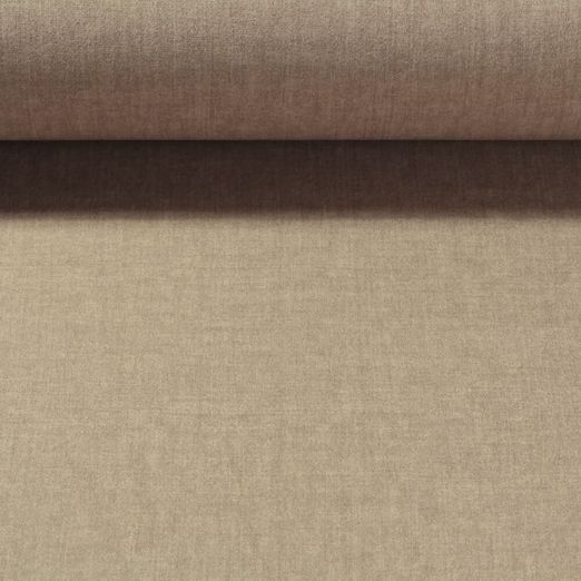 Tissu ameublement velours Eliot - Camel