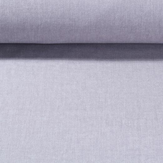 Tissu ameublement velours Eliot - Gris argenté