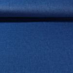 Tissu ameublement velours Eliot - Bleu Uni