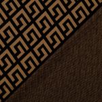 Jacquard-jersey - Geo Taupe Jacquard-jersey - Geo Taupe