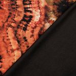 Romanit-jersey - Digitaalipainettu Batik Ruosteenvärinen Romanit-jersey - Digitaalipainettu Batik Ruosteenvärinen