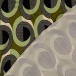 Viskossatin - Retro Oliv Mint Viskossatin - Retro Oliv Mint