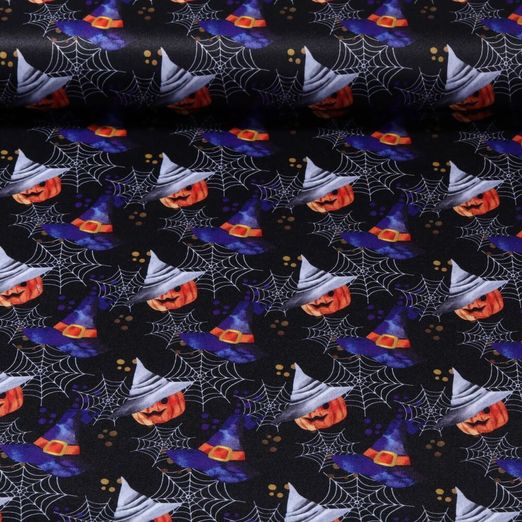 Tissu de carnaval - Chapeau de sorcière Halloween