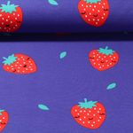 Soft Sweat - Erdbeeren Kobaltblau Angeraut